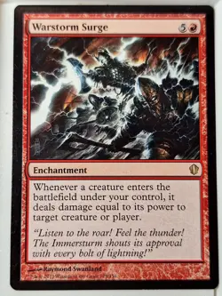 Warstorm Surge - Commander: 2013 - Magic the Gathering MTG Nice! - Image 1