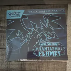 Pokemon TCG Mega Evolution—Phantasmal Flames Elite Trainer Box Booster Promo - Image 1
