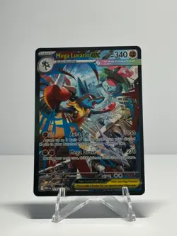 MEGA LUCARIO EX 179/132 SPECIAL ILLUSTRATION RARE MEGA EVOLUTION POKEMON NM/M - Image 1