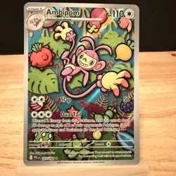 Ambipom 107/094 Illustration Rare Phantasmal Flames Pokemon Holo Near Mint! - Image 1