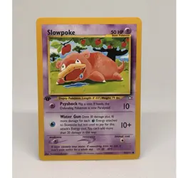 Pokemon TCG Slowpoke 73/111 Neo Genesis 1st Edition - Image 1