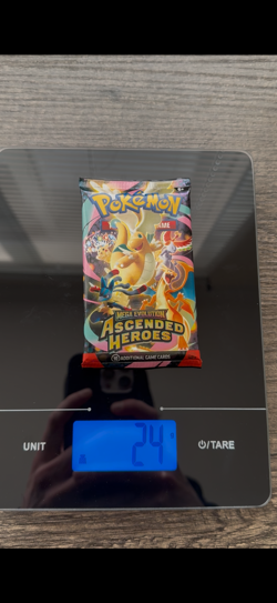 Heavy Pokemon Ascended Heroes Booster Pack (23+) Potential God Pack - Image 1