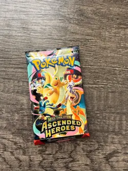Heavy Pokemon Ascended Heroes Booster Pack (23+) Potential God Pack - Image 3