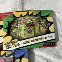 Pokemon TCG Ascended Heroes Mega Emboar/Feraligatr/Meganium EX Box Set - Image 3