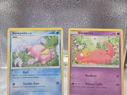 Lot Pokemon Slowpoke 82/106 Great Encounters + Slowpoke 48/145 Guardians Rising - Image 5