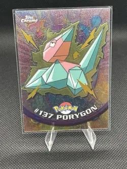 Pokemon Topps #137 Porygon 2000 Chrome TV Animation Edition Series 2 Holo - Image 1
