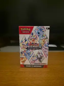 Pokemon TCG: S&V Prismatic Evolutions Booster Bundle (6pks) Factory Sealed - Image 1