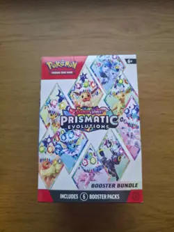 Pokemon TCG: S&V Prismatic Evolutions Booster Bundle (6pks) Factory Sealed - Image 2
