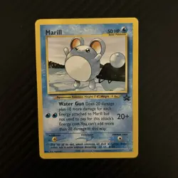 Marill #29 Black Star Promo 2000 Wizards Pokemon League LP Raw Vintage - Image 1