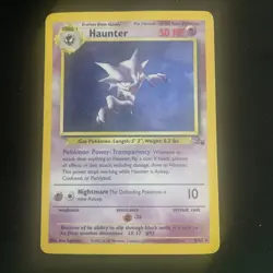 Haunter 6/62 - Fossil Set Holo Rare Pokemon Card - Image 1