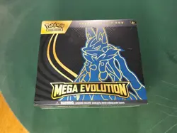 Pokemon TCG MEGA EVOLUTION Lucario ETB Elite Trainer Box FACTORY SEALED - Image 1