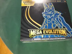 Pokemon TCG MEGA EVOLUTION Lucario ETB Elite Trainer Box FACTORY SEALED - Image 5