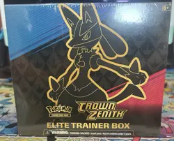Pokemon TCG Crown Zenith Elite Trainer Box Sealed With Small Tear And Crease 820650851476 - Image 1