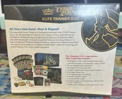 Pokemon TCG Crown Zenith Elite Trainer Box Sealed With Small Tear And Crease 820650851476 - Image 2
