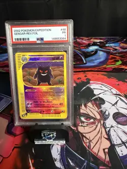 Pokemon 2002 Expedition Base Set Gengar 48/165 Reverse Foil Rare PSA POP 14 - Image 1