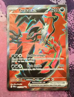 Pokemon: ME03: Perfect Order: Holofoil Yveltal ex (105/088): LP Condition - Image 1