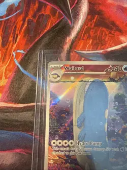 Pokemon Wailord Illustration Rare Holo SV09 162/159 240HP Stage 1 Hydro Pump - Image 2
