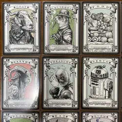 MTG rk post Token Set 24 Art Cards Rare Collection Dragon Ball Pokemon Style - Image 2