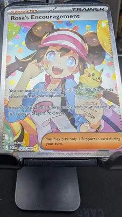 Rosa’s Encouragement 123/088 Special Illustration Rare Pokemon TCG Perfect Order - Image 2