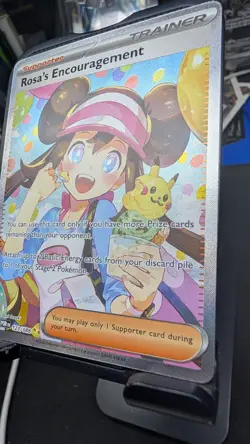 Rosa’s Encouragement 123/088 Special Illustration Rare Pokemon TCG Perfect Order - Image 3