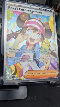Rosa’s Encouragement 123/088 Special Illustration Rare Pokemon TCG Perfect Order - Image 4