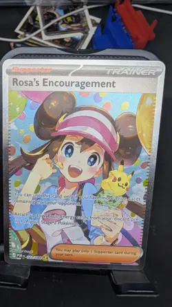 Rosa’s Encouragement 123/088 Special Illustration Rare Pokemon TCG Perfect Order - Image 5