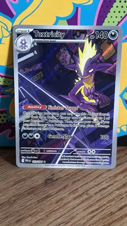 2025 Pokemon Phantasmal Flames Toxtricity Illustration Rare #103/094 - Image 1