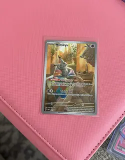 Pokemon Mimikyu SVP 075 Scarlet & Violet Promo Full Art Holo EN - Image 1