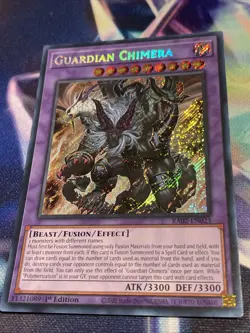 Yu-Gi-Oh! TCG Guardian Chimera RA02-EN023 Secret Rare 1st Edition NM/M - Image 2