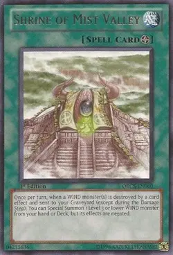 3 x Shrine of Mist Valley (ORCS-EN060) - Rare - Near Mint - Image 1