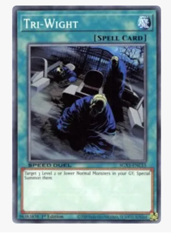 x3 Tri-Wight SGX1-ENC15 Common Yugioh - Image 1