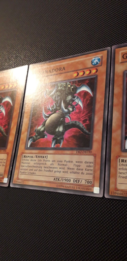 Yu-Gi-Oh! 3x Granadora, IOC-030/DR2-EN030, Common, 2nd ED., DE/ENG, Good - Image 3