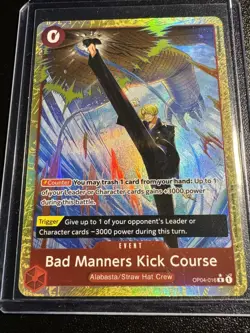 One Piece TCG Premium Booster -The Best- Vol 2 Bad Manners Kick Course (Alt Art) - Image 3