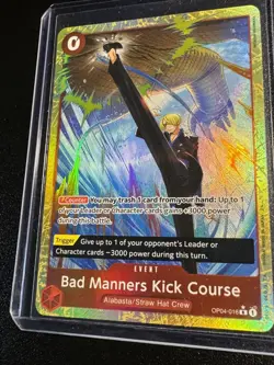 One Piece TCG Premium Booster -The Best- Vol 2 Bad Manners Kick Course (Alt Art) - Image 5