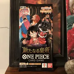 Bandai One Piece Card Game OP-09 Japanese Booster Pack - Image 1