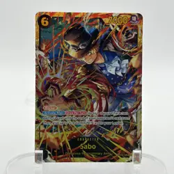 One Piece Sabo OP13-120 SEC Foil - Carrying On His Will NM ENGLISH - Image 1