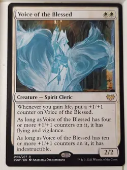Voice of the Blessed - Innistrad: Crimon Vow - Magic the Gathering MTG Nice! - Image 1