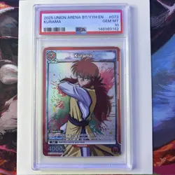 PSA10 UA21BT/YYH-1-073 SR ☆ Parallel Kurama Yu Yu Hakusho Union Arena - Image 2