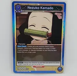 Union Arena Demon Slayer Vol 2 Nezuko Kamado Rare Foil UEX05BT/KMY-P-001 - Image 1