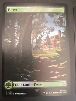 Forest (0109 X2/0110 X2) Universes Beyond:Assassin's Creed Foil MTG (4 Cards) NM - Image 5