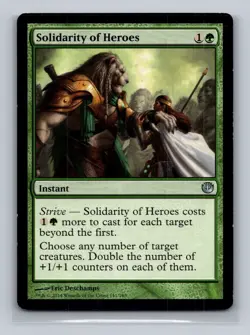 Solidarity of Heroes, Journey Into Nyx, Magic the Gathering, MTG - MP - Image 1