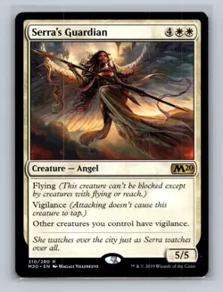 (2x) Serra's Guardian - MTG (Magic 1x 2019 & 1x 2020 Core Sets) - LP-MP - Image 3