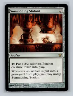 MTG Summoning Station Fifth Dawn 158/165 Regular Rare - LP-MP - Image 1