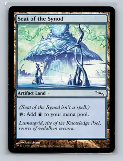 (2x) Seat of the Synod (1x #283 Mirrodin & 1x Duel Decks #69) Magic MTG LP-MP - Image 3