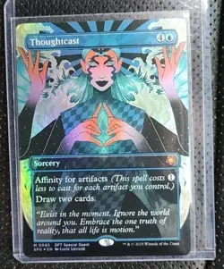 Thoughtcast (Borderless) #85 (Foil) (NM) Special Guests SPG Magic MTG - Image 1