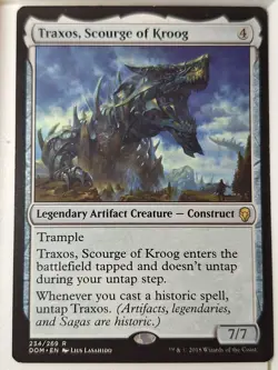 Traxos, Scourge of Kroog - Dominaria - Magic the Gathering MTG Nice! - Image 1