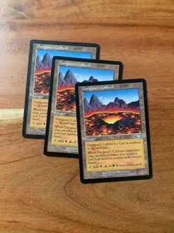 x1 MTG Darigaaz's Caldera Planeshift LP Land Uncommon MAGIC GATHERING CARD - Image 1