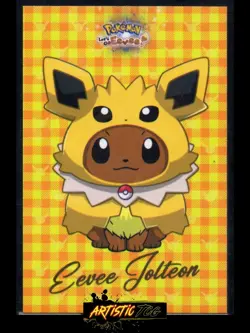 Pokemon: Lets Go Eevee - Eevee Jolteon Poncho Cracked Ice Holo (Peru) - Image 1