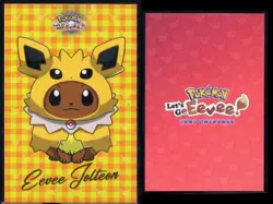 Pokemon: Lets Go Eevee - Eevee Jolteon Poncho Cracked Ice Holo (Peru) - Image 2