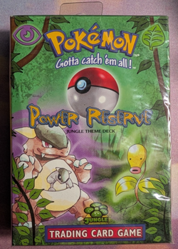 Power Reserve Jungle Theme Deck Year 1999 Pokemon FACTORY SEALED w/ Acrylic Case - Image 2